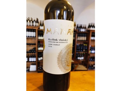 Maňák Ryzlink vlašský 2023 výběr z bobulí polosladké