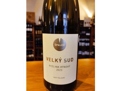 Vinařství rodiny Špalkovy RYZLINK RÝNSKÝ 2023 pozdní sběr VELKÝ SUD