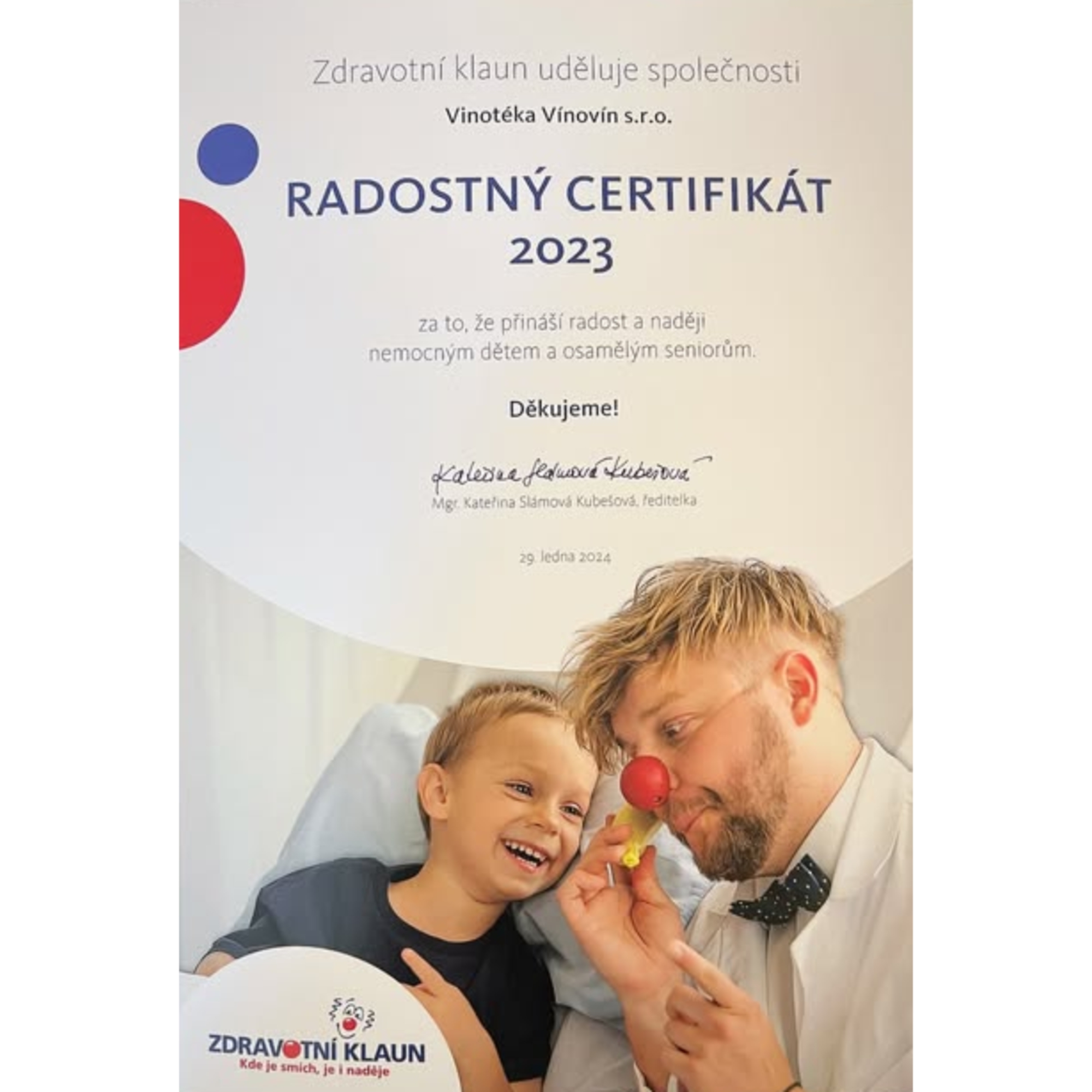 Přispíváme na dobrou věc :)