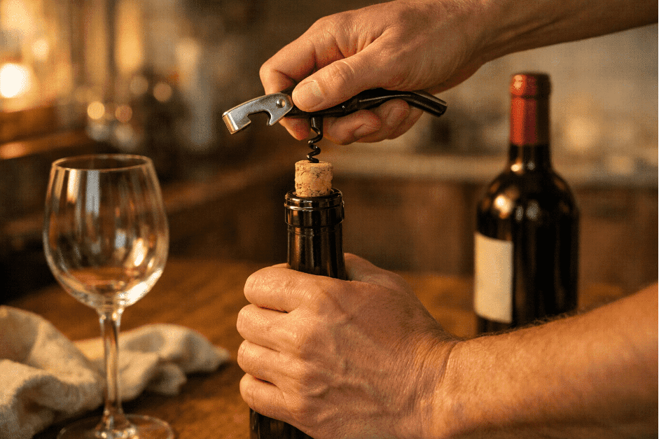 Jak otevřít víno během okamžiku? Klasické i alternativní způsoby