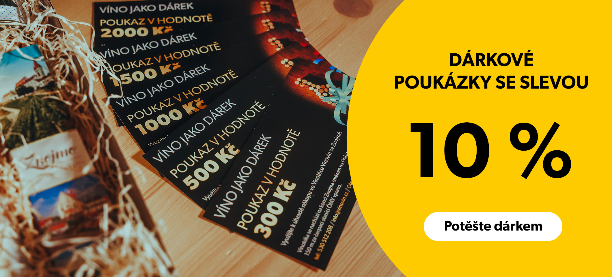 Nakupte výhodně Dárkové poukazy. Až do 5.12. za ně zaplatíte o 10% méně.