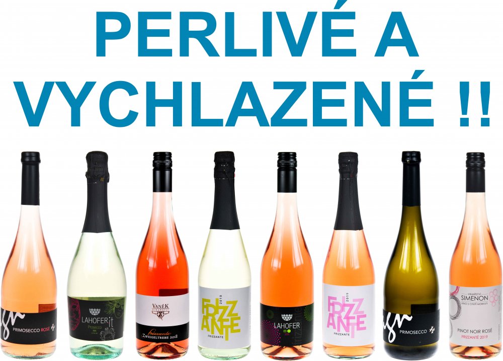 Perlivá vína Frizzanté Prosecco