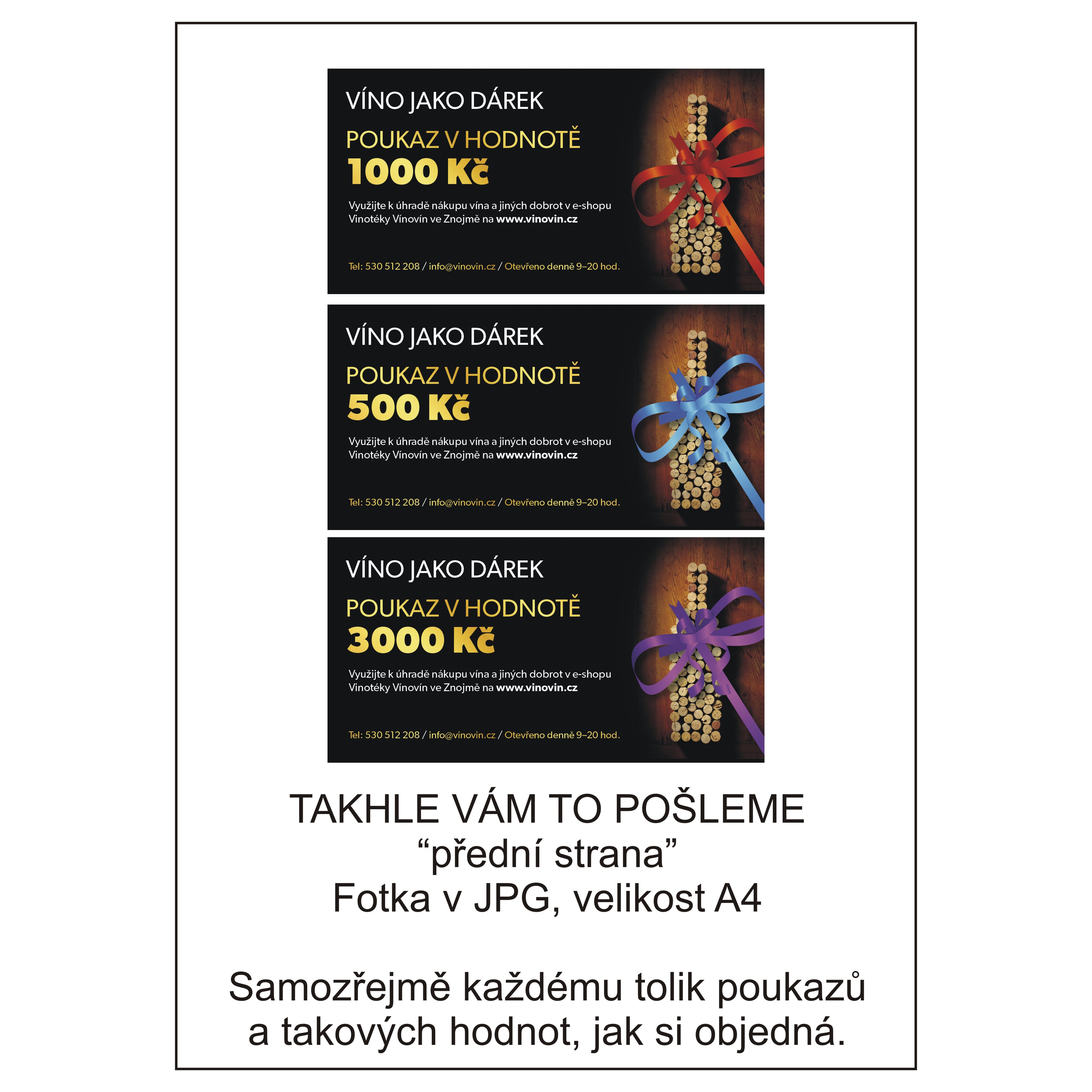 Dárkový poukaz - jednoduše k vytištění