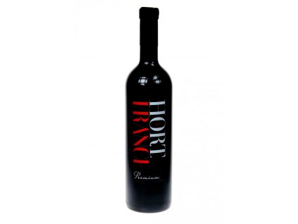 Pohled přední na láhev PREMIUM 2016 - Syrah 60% + Grenache 40%, AOP Corbieres, suché, Francie - VINO HORT