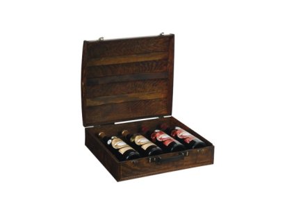Kazeta ze dřeva na 4 láhve vína