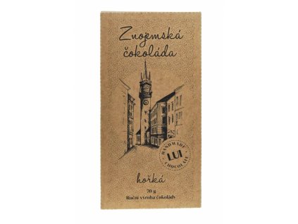 Hořká čokoláda LUI, ruční výroba, kakao 72%, 70 g