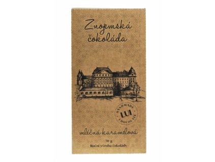 Karamelová čokoláda LUI, ruční výroba, kakao 32%, 70 g