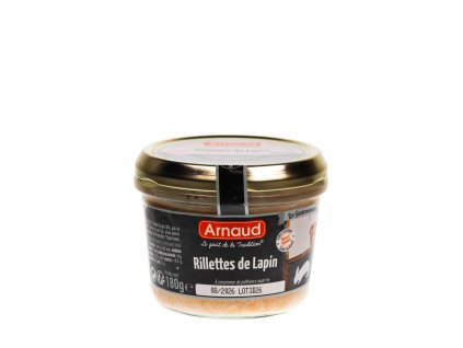 Králičí rillety, 180 g, vyrobeno ve Francii