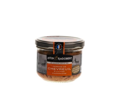 Přední fotografie dobroty Terina srnčí na brandy 180 g