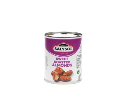 Mandle sladké pražené v plechovce 45 g - SALYSOL