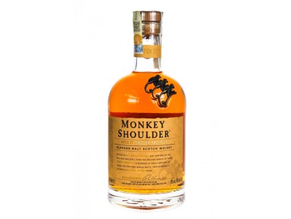 Přední pohled na láhev Whisky MONKEY SHOULDER blended malt, 700 ml, 50 % - Scotland