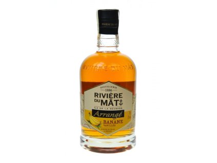 Banánový rumový likér s vanilkou, sladký, 700 ml, 35 % - Réunion