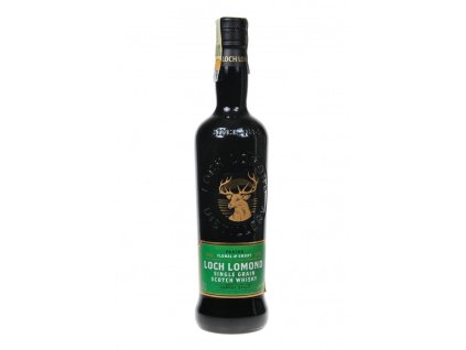 Přední pohled na láhev Whisky LOCH LOMOND single grain PEATED, 700 ml, 46 % - Scotland
