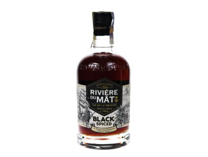 Riviere du Mat Black Spiced, polosladký, 700 ml, 35 % - Madagascar