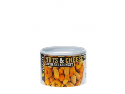 Mrazem sušené křupavé sýry a pečené ořechy - směs, dóza 120 g - Mixit