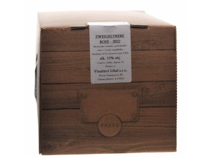 18648 rose zweigeltrebe zemske polosladke vino 2022 bag in box 5 litru libal