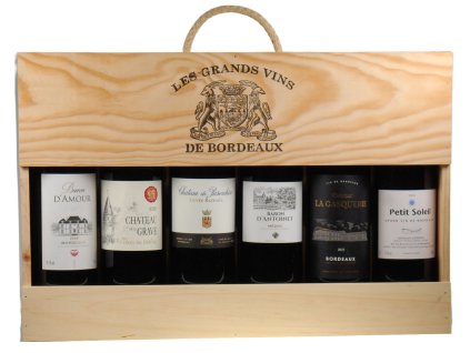 Sada červená vína 6 lahví Francie Gosmit