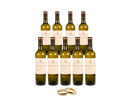 Svatební víno ozdobí svatební stůl