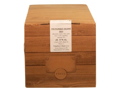 Veltlínské zelené, zemské, suché víno, 2023, 5 l Bag in box - Líbal