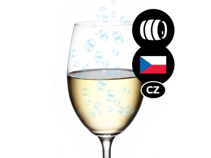 Sklenice Frizzanté bílé stáčené z ČR