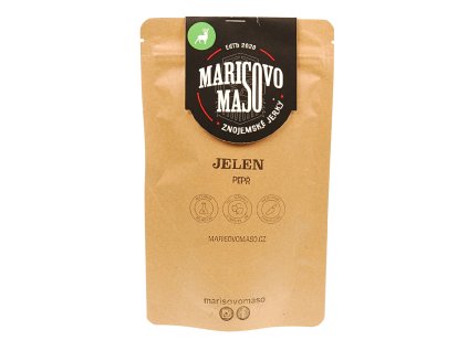 Jelení sušené maso s pepřem, original jerky, 40 g - Marisovo maso, Znojmo