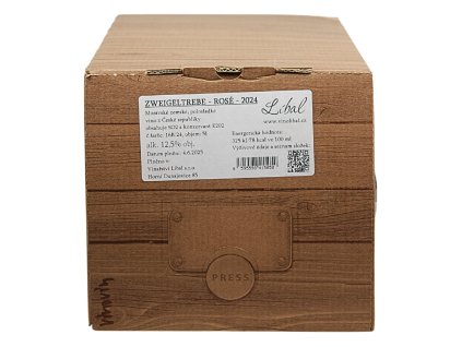 Rosé Zweigeltrebe, zemské, polosladké víno, 2024 – Líbal