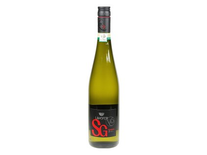 Pohled přední na láhev Sauvignon, VOC, suché víno, 2024 – Lahofer