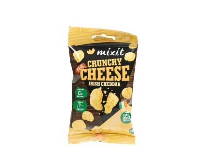 Crunchy Cheese Irish Cheddar – křupavý sýrový snack z pravého irského cheddaru 20g - Mixit