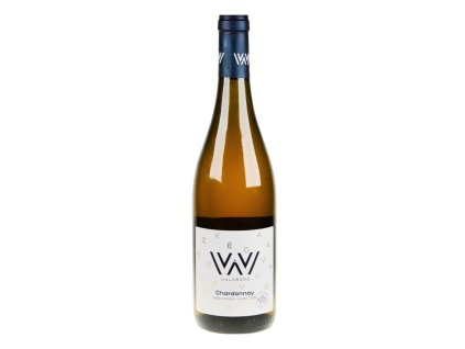 Láhev vína Chardonnay, výběr z hroznů, suché víno, 2022 – Waldberg