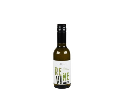 Pohled přední na láhev Malá lahvička Nealko víno bílé, lehce perlivé, 250 ml - Michlovský