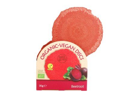 Pečené křupavé disky s červenou řepou