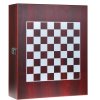 Dárková kazeta s šachy na tři láhve vína a s 12 doplňky