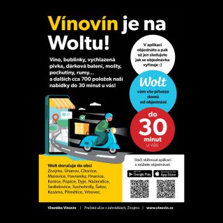 Piva máme studený a studený vám je doveze i Wolt. A to je dobrý vědět 😁