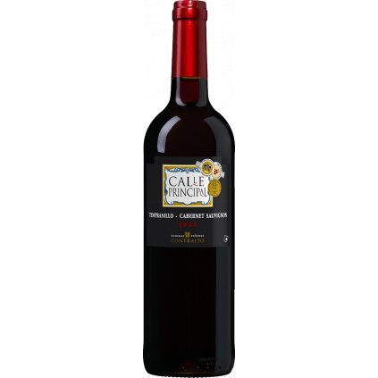 Calle Principal Tempranillo Cabernet Sauvignon v dřevěné krabici