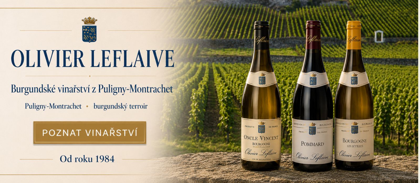 Domaine Olivier Leflaive vína a vinoce