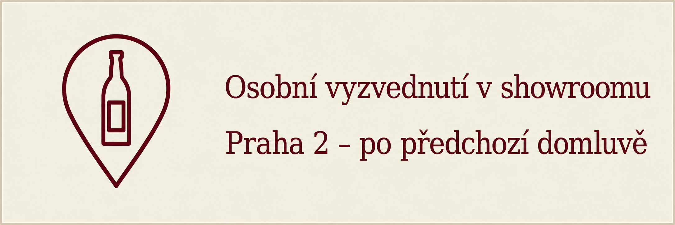 Osobní vyzvednutí Praha 2