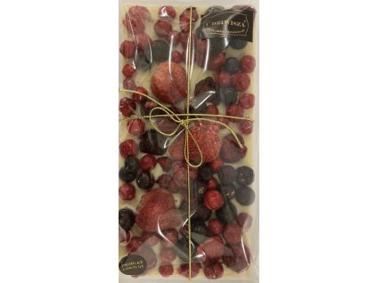 BÍLÁ ČOKOLÁDA S OVOCNÝM MIXEM