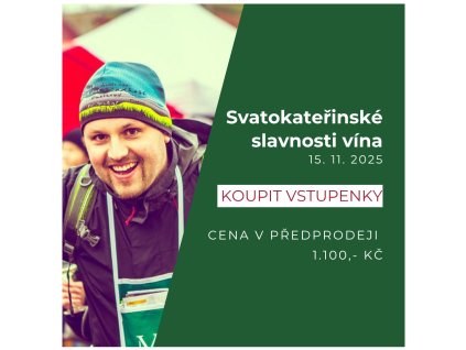 Vstupenka na Svatokateřinské slavnosti vína 2025