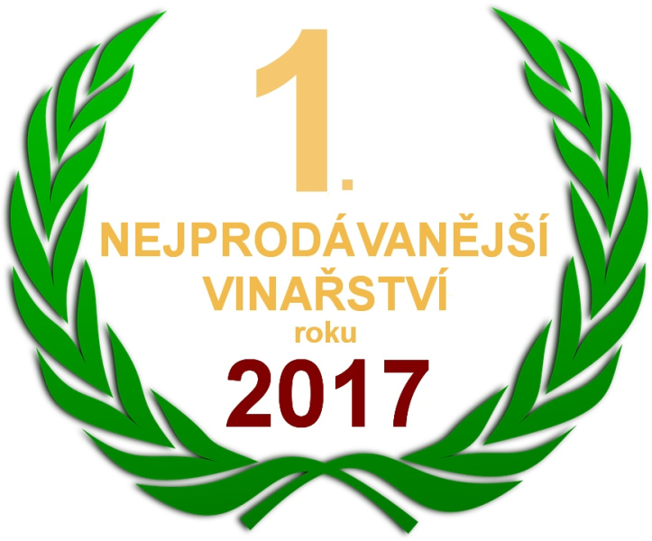 1.nejprodávanější vinařství 2017
