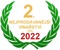 2.nejprodávanější vinařství 2022