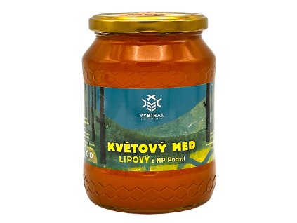 Květový med Lipový z NP Podyjí, 950g, VYBÍRAL