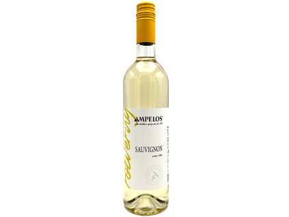 Sauvignon Rozverný, první víno 2024 mzv, AMPELOS - bílé víno, suché