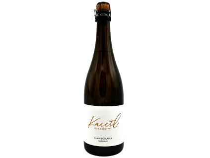 Sekt Blanc de Blancs 2021 Brut Nature, KACETL - bílé víno, šumivé, suché