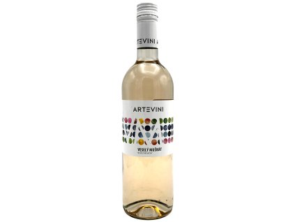 Veselý Muškát, první víno 2024 mzv, ARTE VINI - bílé víno, polosuché