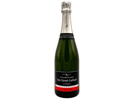 Sekt Cuvee Extra Brut, VAN GYSEL-LIÉBART - bílé perlivé víno, suché