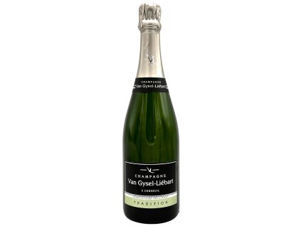 Sekt Brut Tradition, VAN GYSEL-LIÉBART - bílé šumivé víno, suché