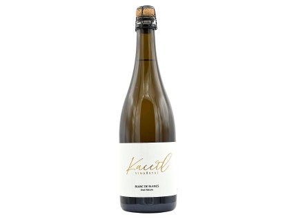 Sekt Blanc de Blancs 2022 Brut Nature, KACETL - bílé víno, perlivé, suché