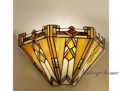 Nástěnná lampa Tiffany Old New York- 31*13*20 cm 1x E14 / Max 40W