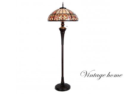 Stojací  lampa Tiffany - pr.56*165 cm 3x E27 / Max 60W