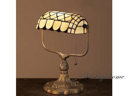 Stolní lampa Tiffany - 26*21*37 cm E27 / Max 60W